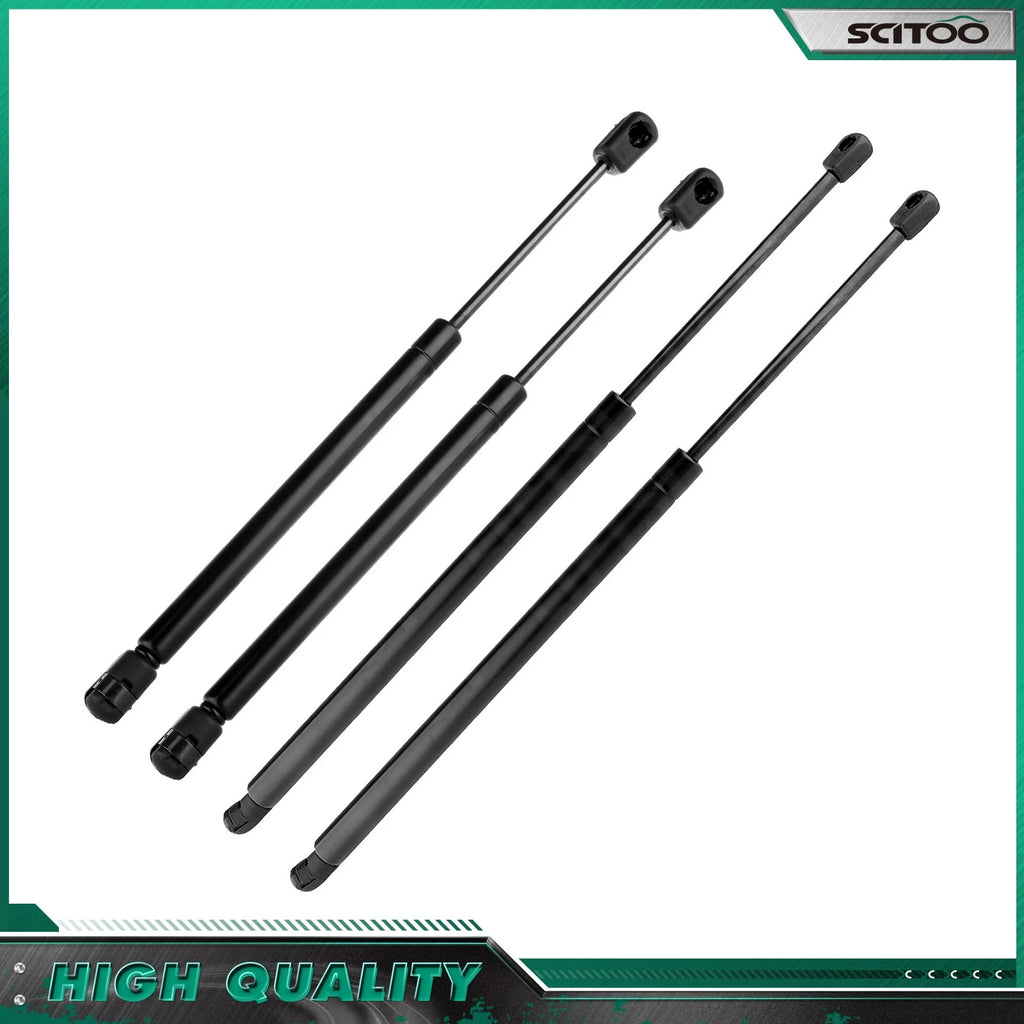 2 Tailgate Hatch + 2 Hood Lift Supports for Ford Explorer (2002–2005)