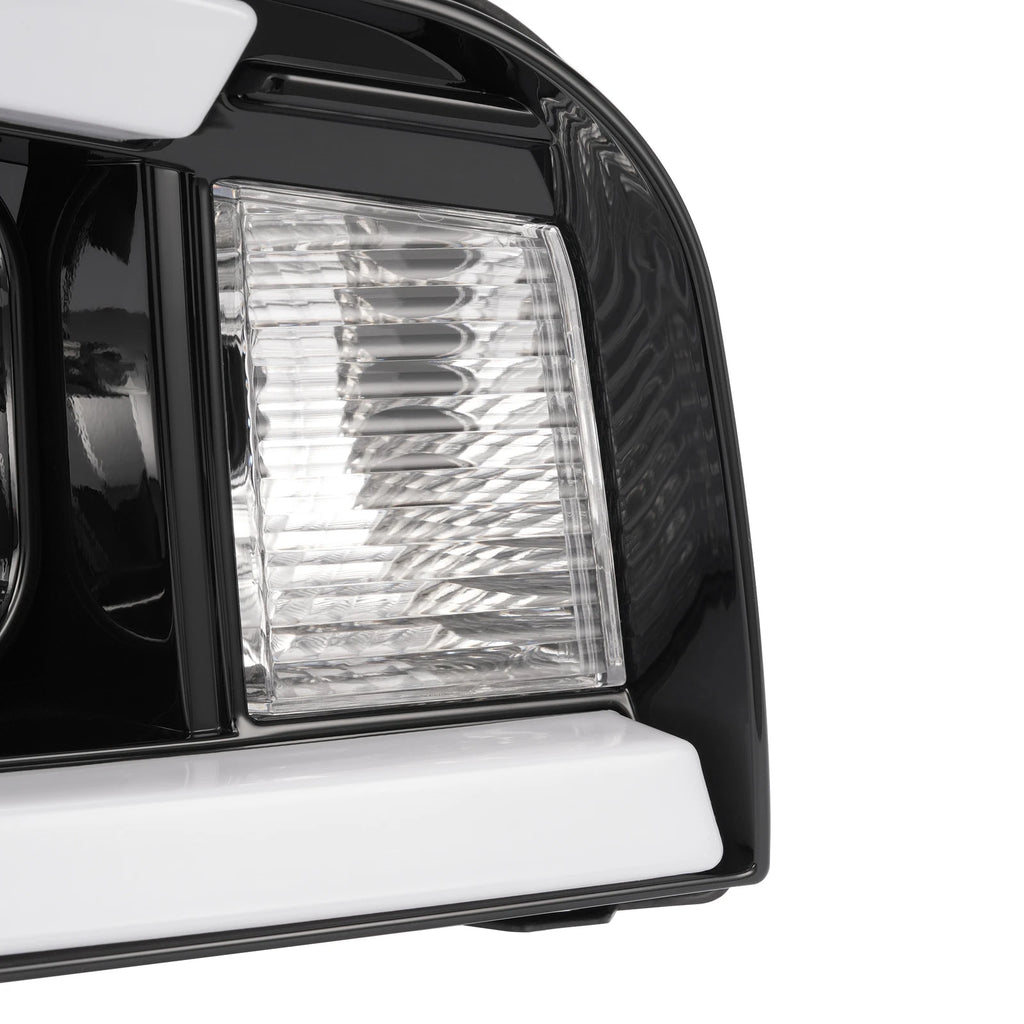 Projector Headlights for Dodge Charger (2006-2010) LED Tube Black
