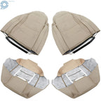Set of 2 Front Seat Covers for Ford F250 F350 Lariat (1999–2000) Tan