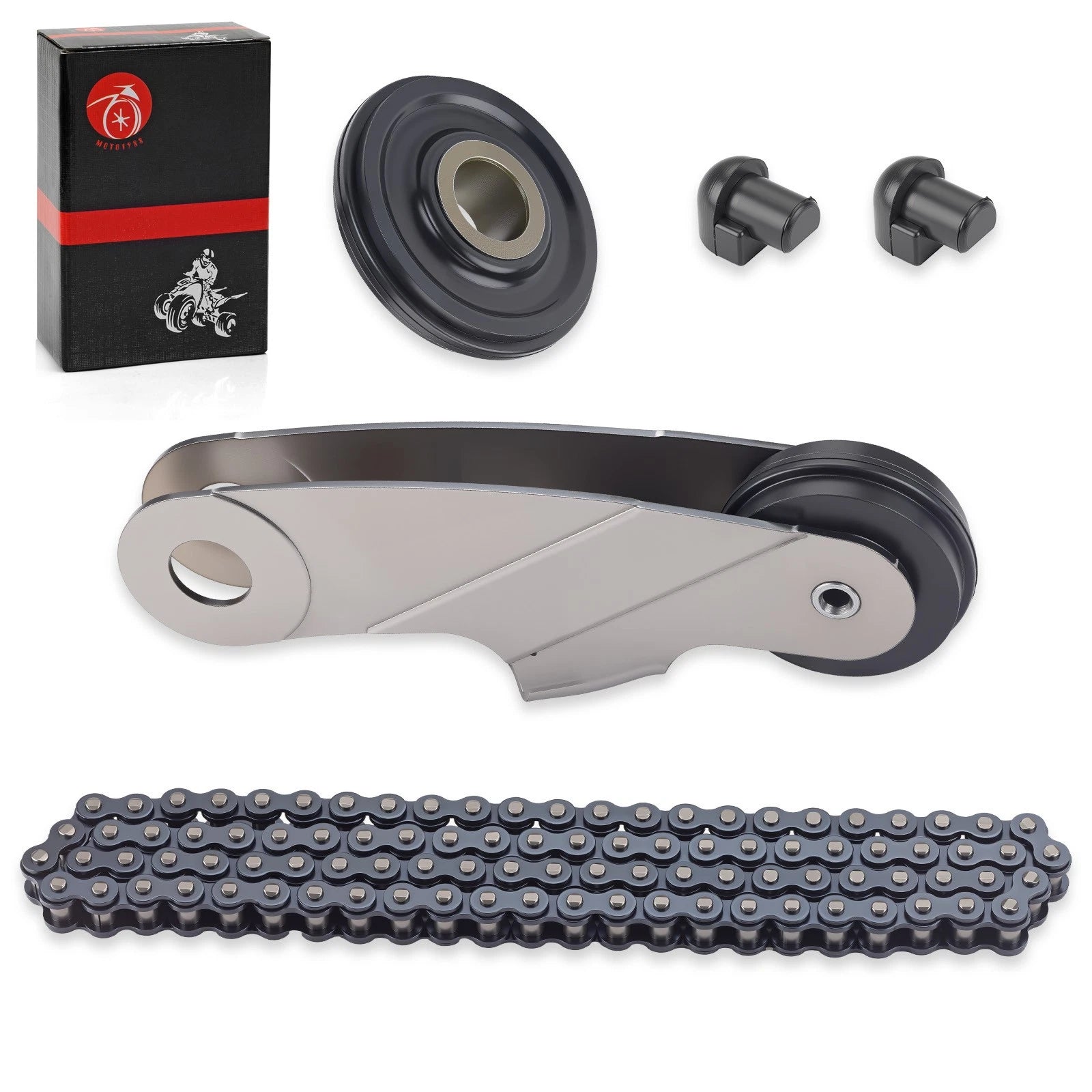 Cam Chain + Tensioner + Guide Roller Kit for Honda CB750A (1976–1978)
