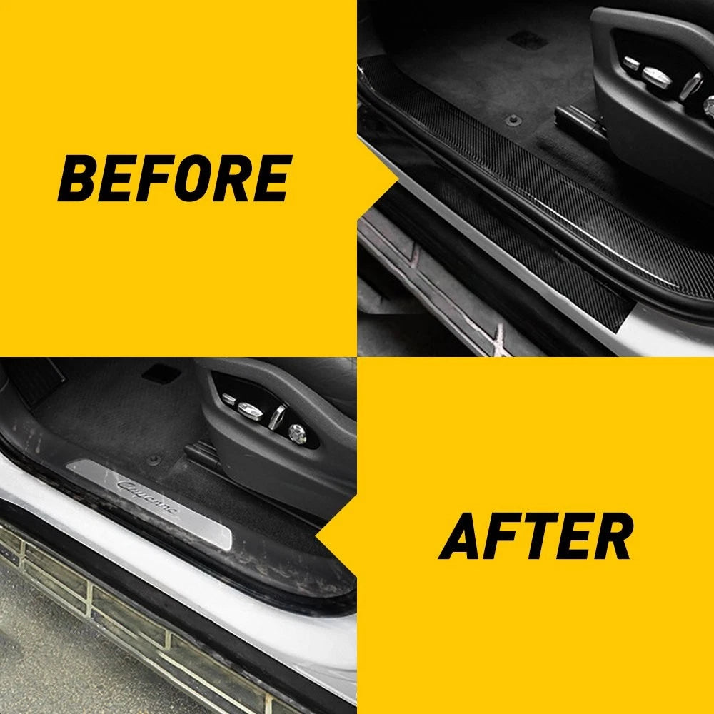 5D Carbon Fiber Door Sill Cover Panel for EXV
