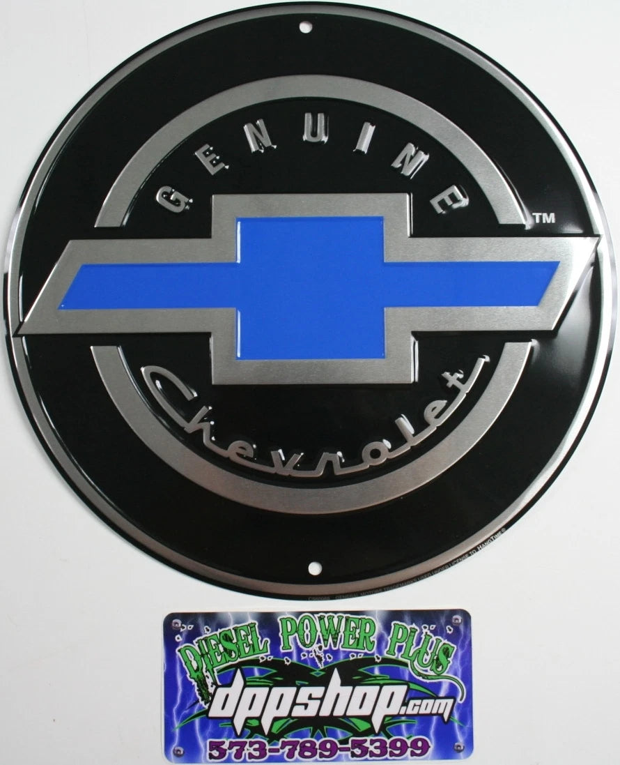 Chevrolet Round Sign Logo Tag for Chevy/GMC (Genuine Parts)