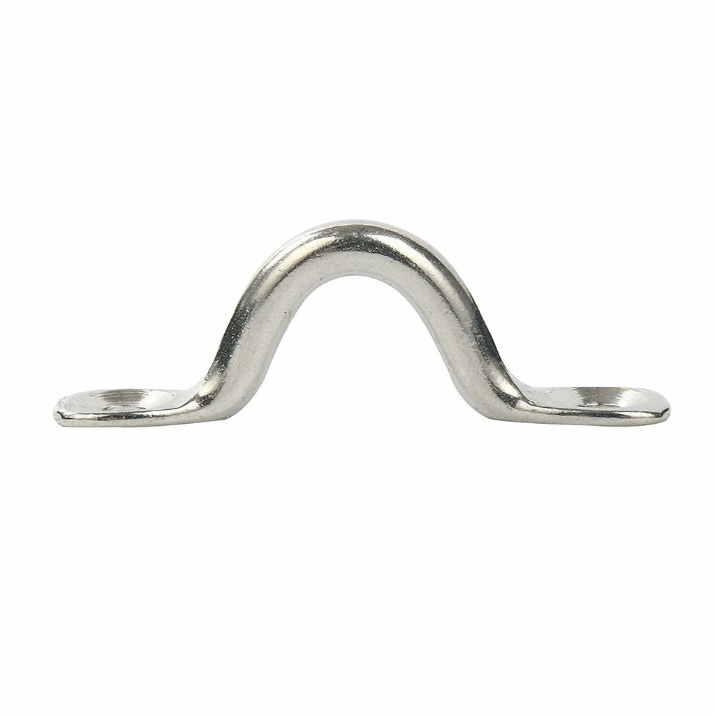 6 Pack Stainless Bimini Boat Top Pad Eye Tie Down Straps for Kayak (N/A)