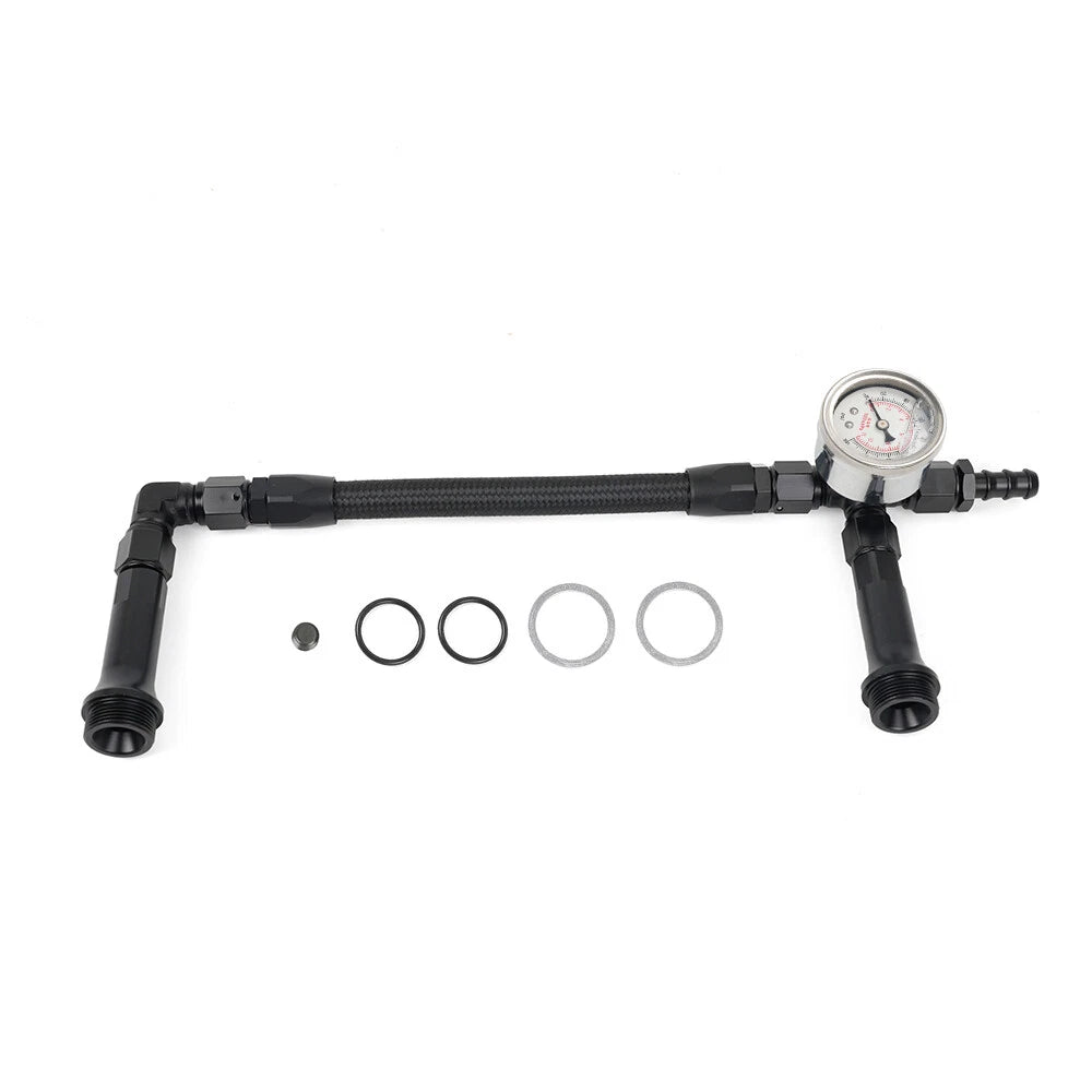 6AN Braided Dual Feed Fuel Line for Holley 4150 Carburetor (Fits 4150)