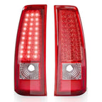 Red LED Rear Tail Lights Brake Lamps for 2003–2006 Chevy Silverado 1500 2500