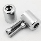 Bar Ends for Kawasaki Ninja EX250 EX500 EX650R ZX6R-636 ZRX1100 ZZ-R1200 (Black)