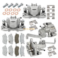 Front & Rear Brake Calipers w/Ceramic Pads for Honda Big Red MUV700 (2009–2013)