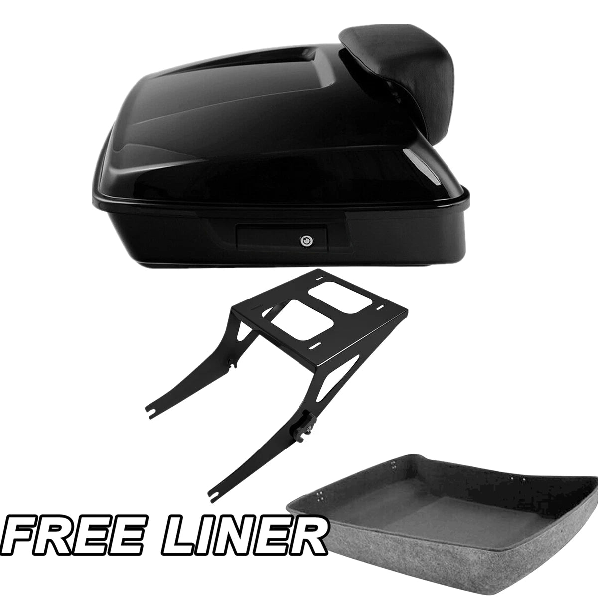 Backrest Pad for Harley Fat Boy Deluxe (2008–2016)