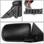 Passenger Right Power Fold Heated Glass Mirror for BMW 323i 325i 328i (1999–2006)