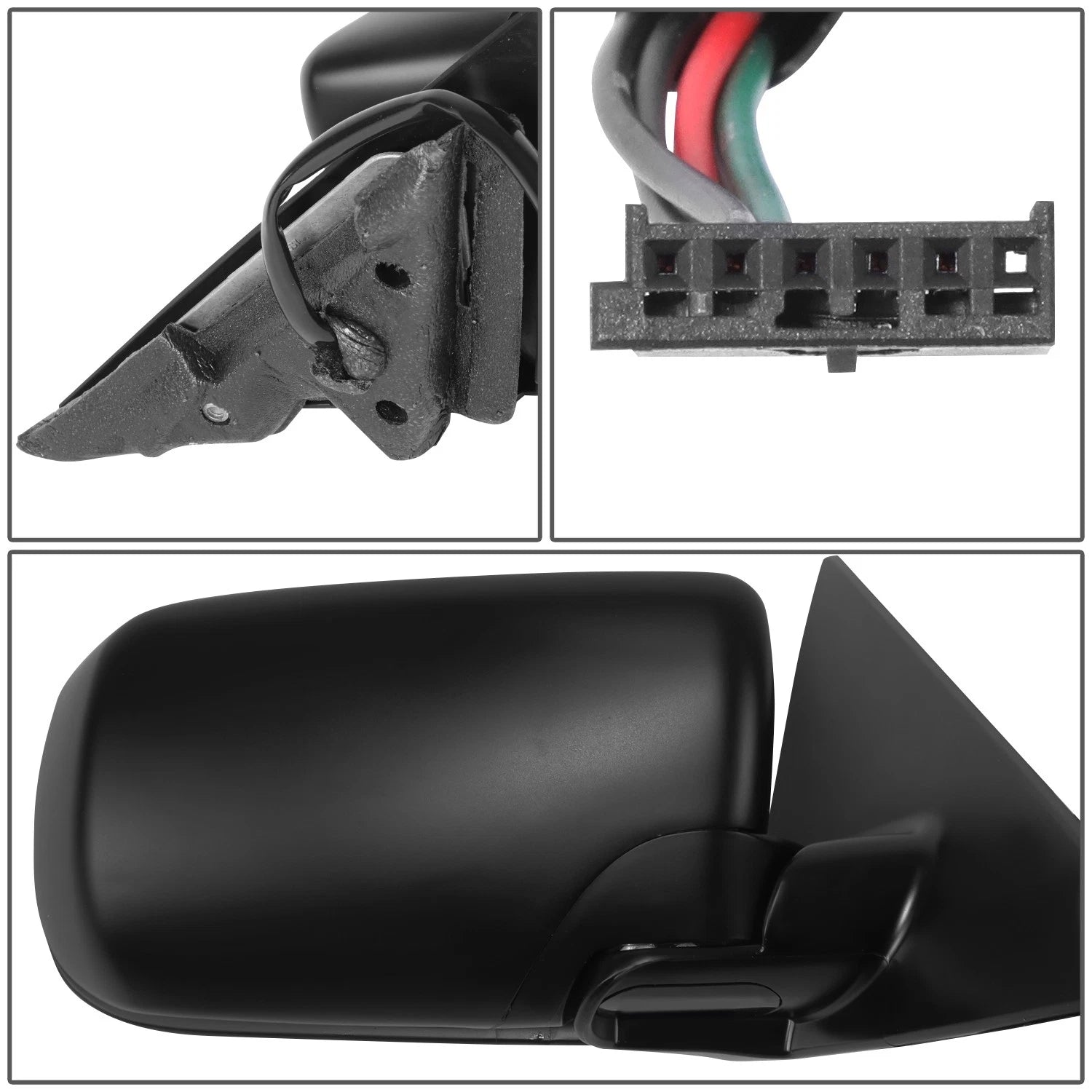 Passenger Right Power Fold Heated Glass Mirror for BMW 323i 325i 328i (1999–2006)