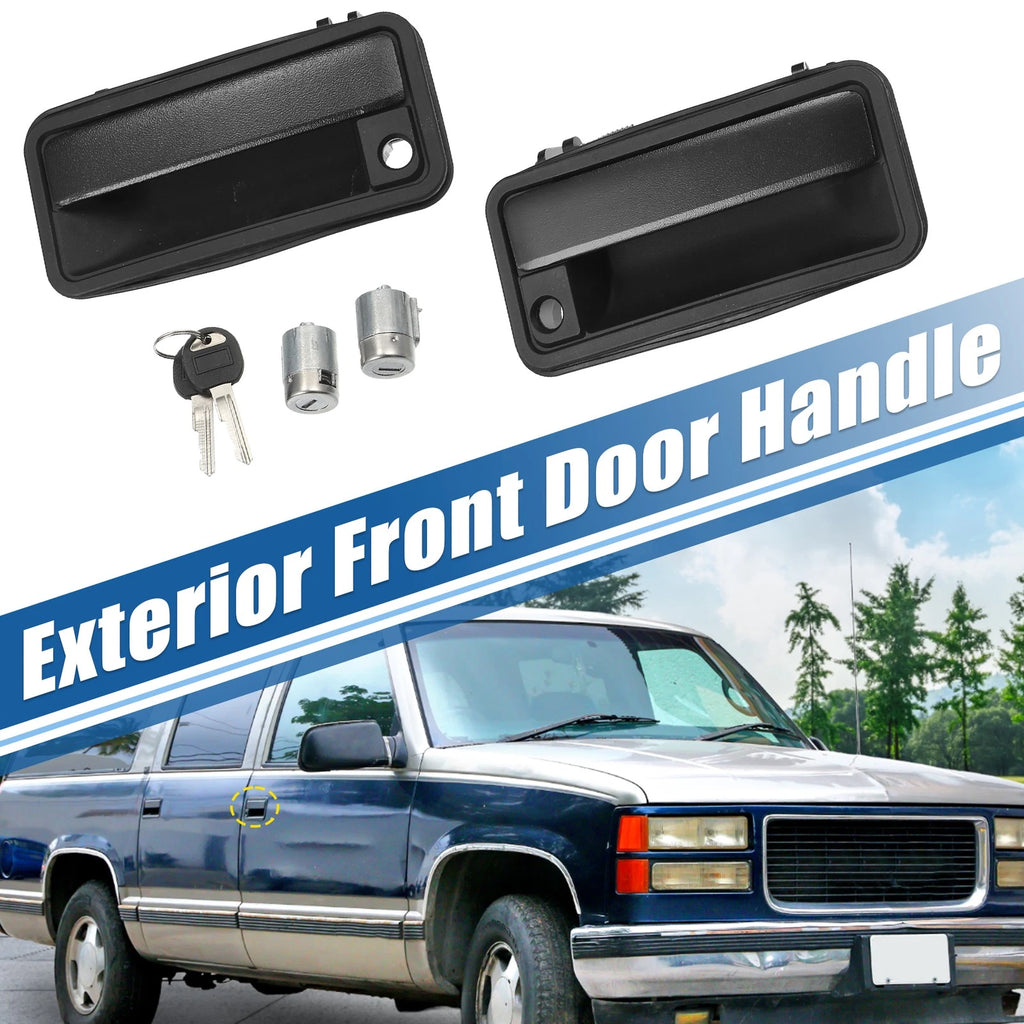 Front Exterior Door Handle Lock Cylinder W/ Keys for Chevrolet GMC (15742229)