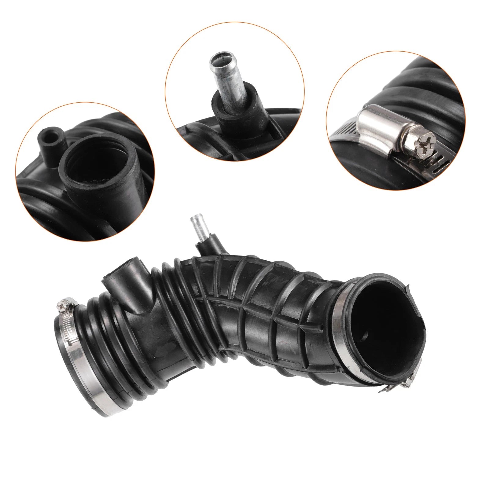 Air Intake Hose for Honda Accord (2003–2004) No. 17228RAAA00 Black