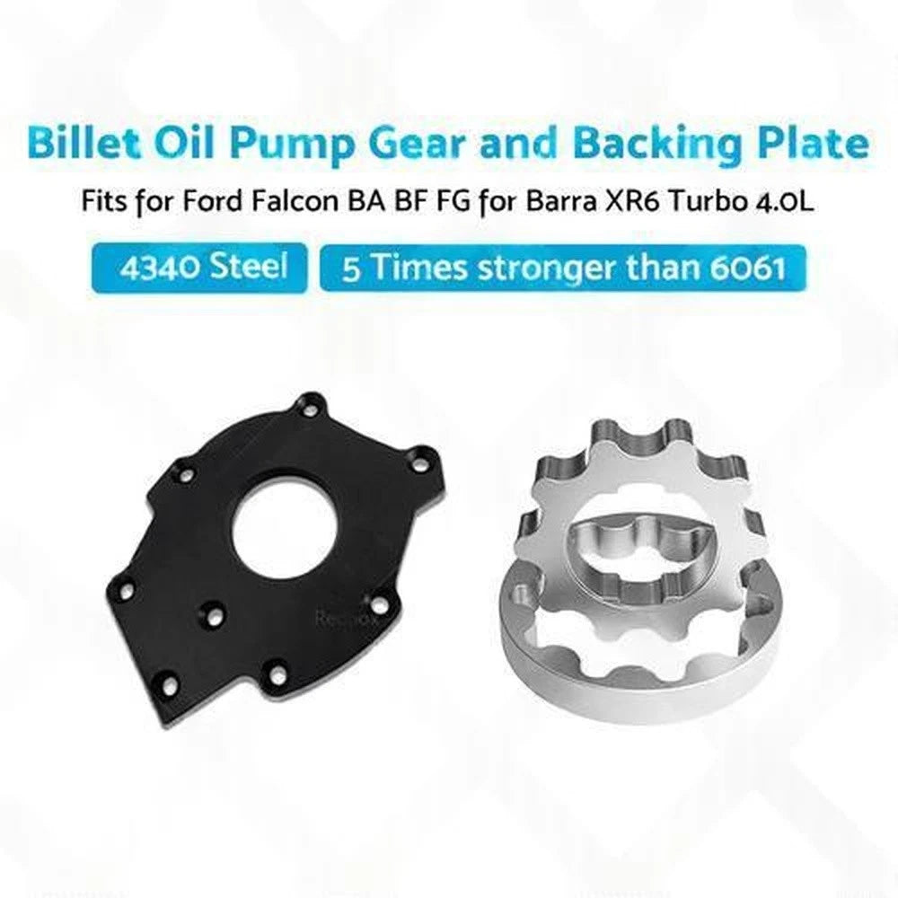 Billet Oil Pump Gears & Backing Plate for Ford Falcon BA XR6 (2002–2005)