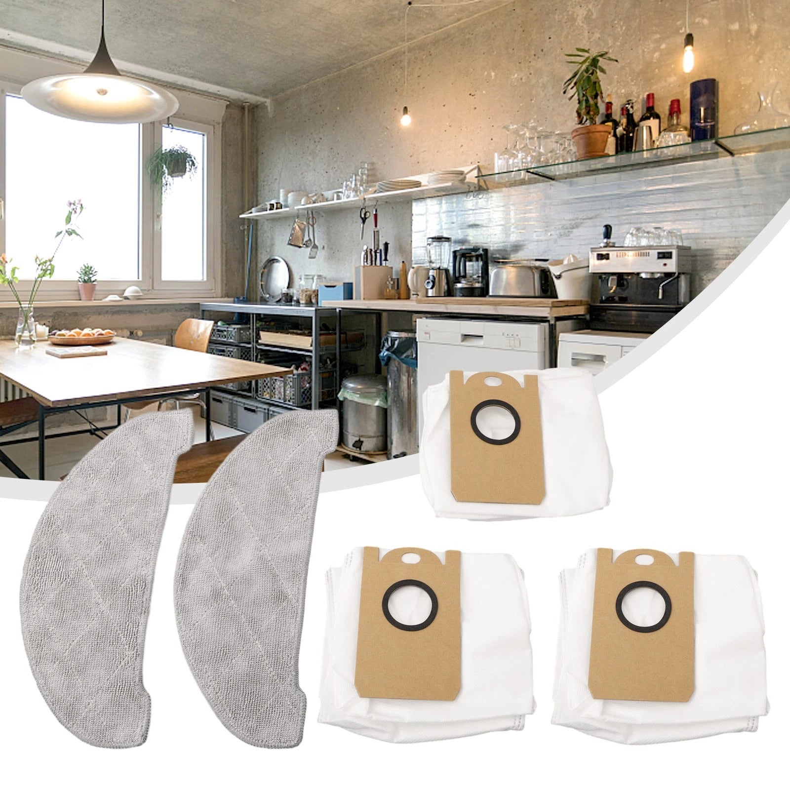 Replacement Dust Bags and Mop Cloth for IMOU L11 Pro Max (2021–2023)