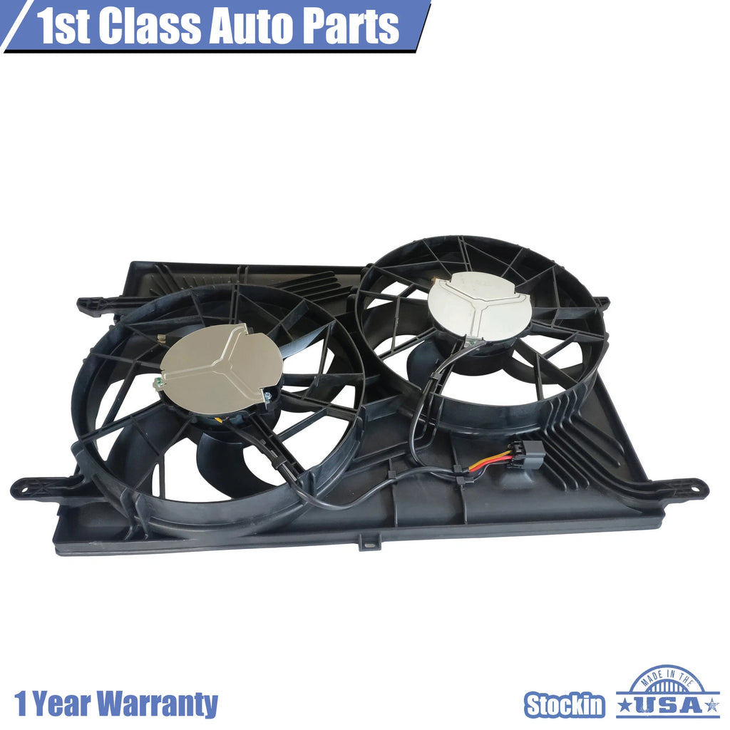 Dual Engine Cooling Fan Assembly for Buick Enclave, Chevrolet Traverse, GMC Acadia (2008–2017)