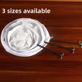 Milk Tea Filtration Tool with Stainless Steel Ring and 600 Mesh Cloth