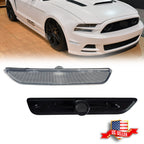Clear Lens Front Side Bumper Marker Lights for Ford Mustang (2010–2014)