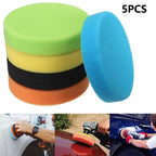 Set of 5 Polishing Sponge Buff Pads 3 Inch for Universal Use