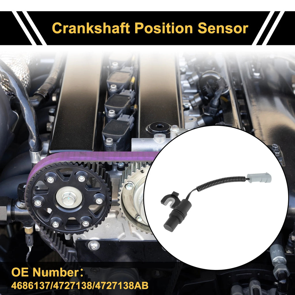 1 Pc Crankshaft Position Sensor No.4686137 for Dodge Grand Caravan (1995–1996)