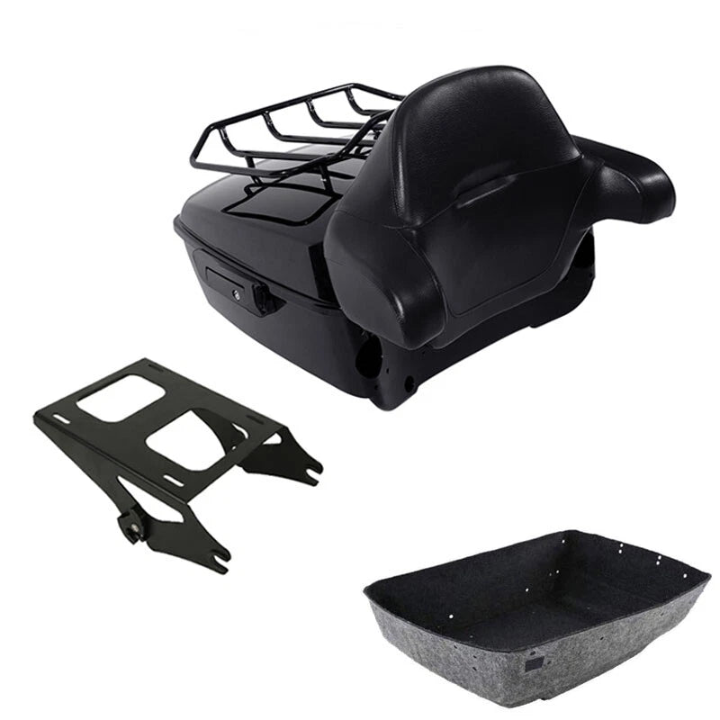 Trunk Backrest Mount Rack for Harley Touring Road Glide FLTRX (2014–2026)