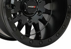 System 3 Sb8 Wheel 15x10 5+5 Matte Black for ATV/UTV (2000–2023)