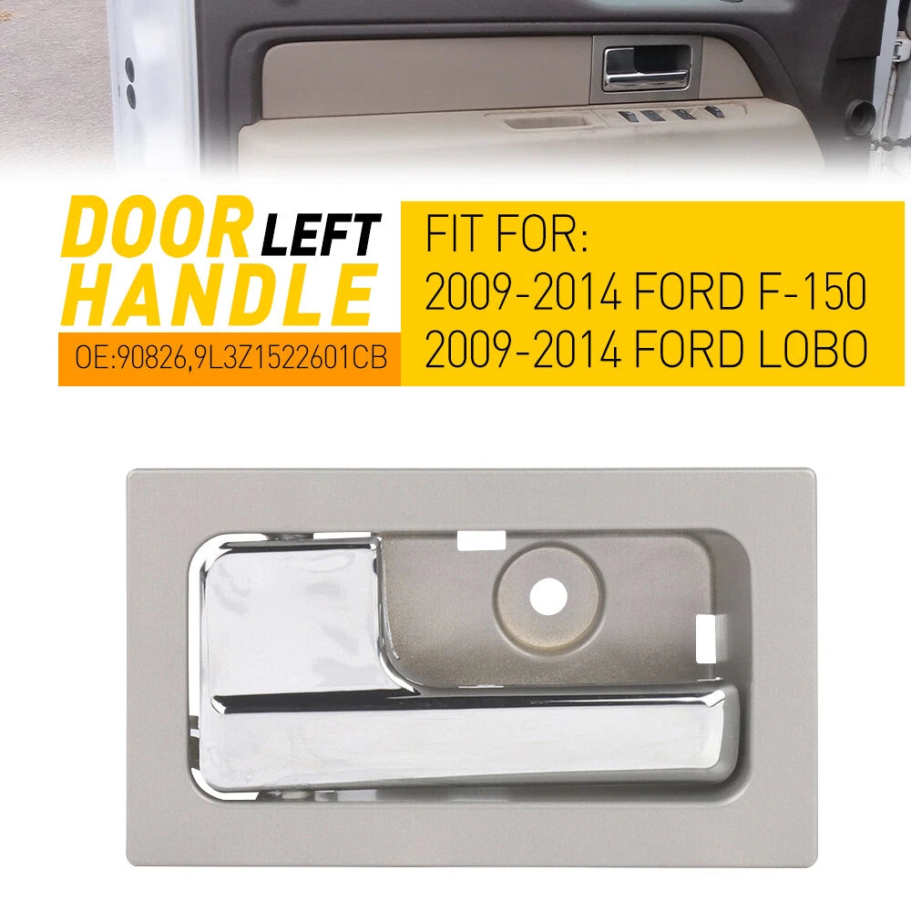 Platinum Chrome Inside Door Handle LH for F150 (2009â2014)