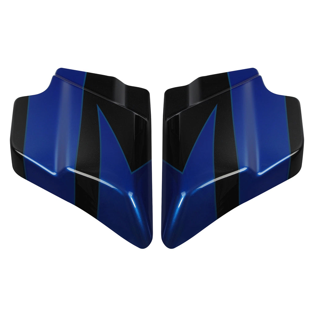 Battery Side Fairing Covers for Harley Touring (2009–2023) Candy Cobalt/Indigo Ink
