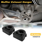 Set of 2 Muffler Exhaust Hangers for Volkswagen Sagitar (2012–2014) 1404920144 Rubber Black