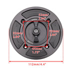 CNC Keyless Fuel Gas Cap for Kawasaki Ninja 400 500 650 Versys-X 250 300 (2017–Present)