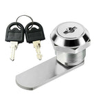 Cam-Lock Security Lock for Door Mail Box Furniture Locker (16-30mm) 2 Key