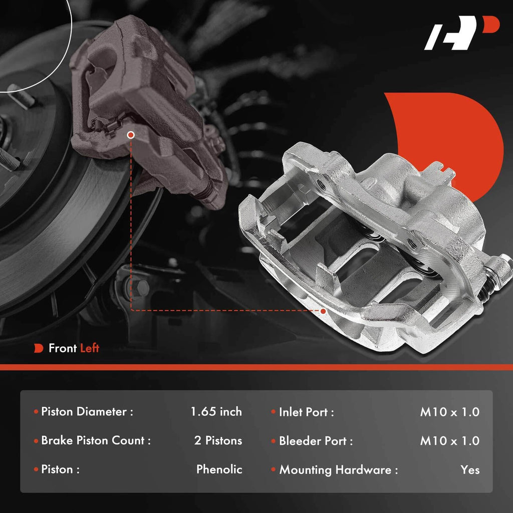Front Left Brake Caliper with Bracket for Nissan Frontier (1986-1997)