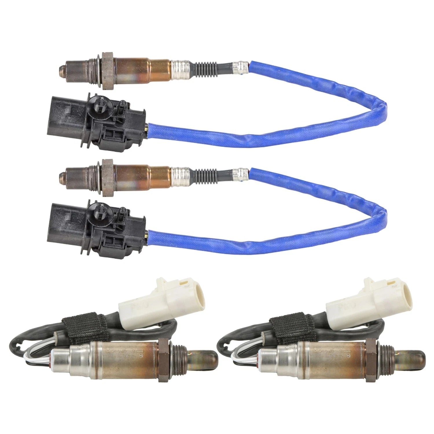 Oxygen Sensors Kit for Ford E-150 E-250 F-250 F-350 V8 (Upstream & Downstream)