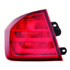 Driver Side Outer Tail Light Assembly w/o Logo for 2012-2015 BMW 3 Series