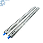 Set of 2 Locking Drawer Slides for Cabinets (34")