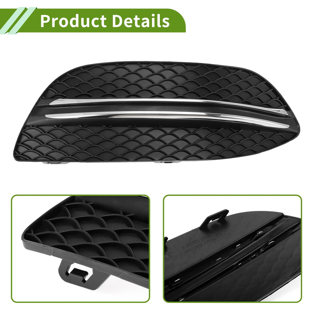1 Pc Fog Light Grill for Mercedes Benz C-Class (2015–2021) No. 2058851223