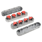 2Pcs Aluminum Valve Cover for Chevy LS (Finned, Polished)