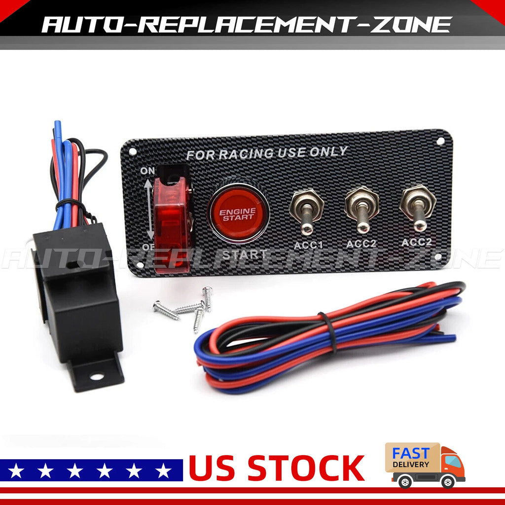 5-in-1 Ignition Switch Panel for Racing Car Marine (12V)