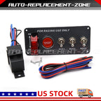 5-in-1 Ignition Switch Panel for Racing Car Marine (12V)