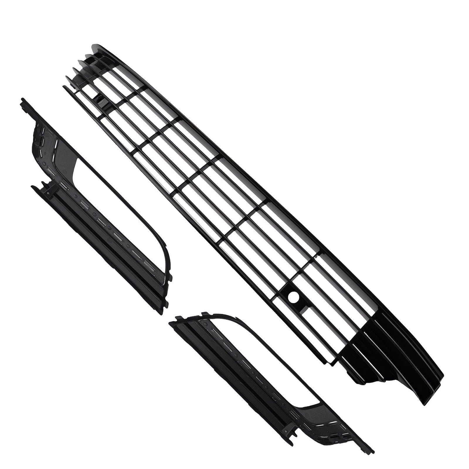 Lower Grille Cover for Volkswagen CC (2013–2017) Black 3pcs