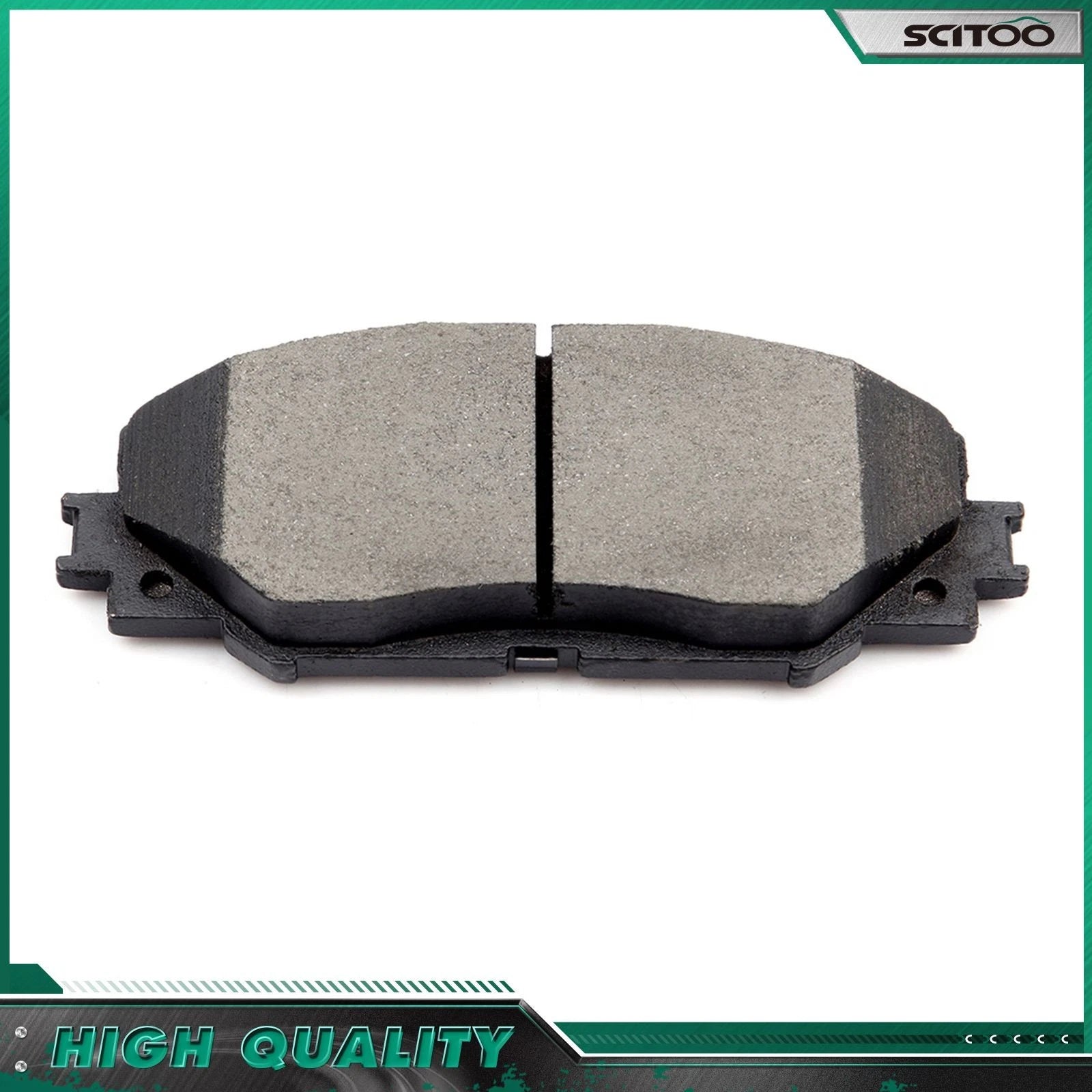 Front Brake Calipers Disc Rotors Ceramic Pad for Toyota Corolla (2009–2019)