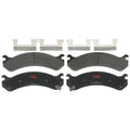 Set of 4 Front Disc Brake Pads for Chevrolet Silverado 2500 (2001–2010)