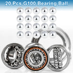 Set of 20 G100 Precision 13.5mm Steel Ball Bearings
