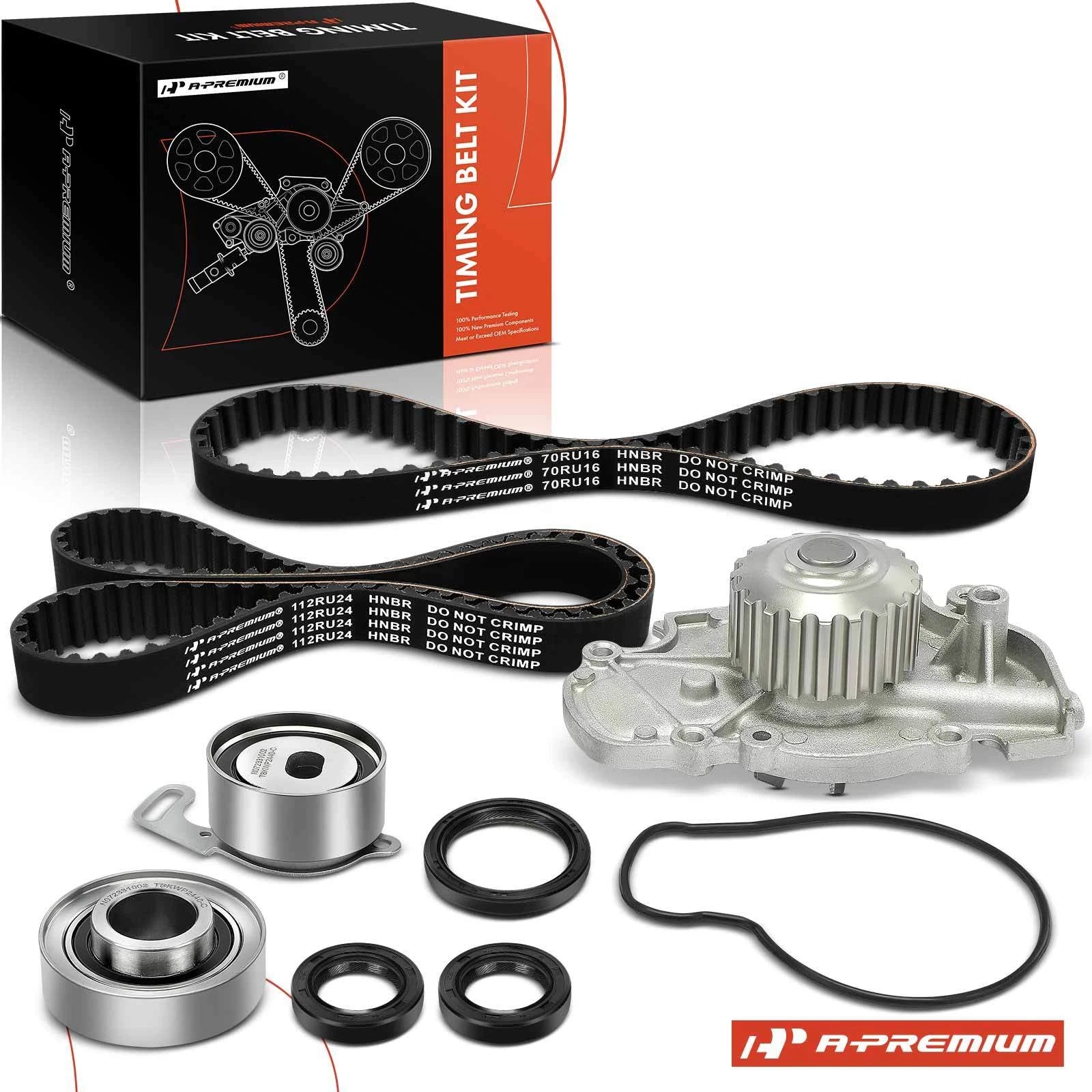 7X Timing Belt & Water Pump Kit for Honda Accord Odyssey (1994–2002)