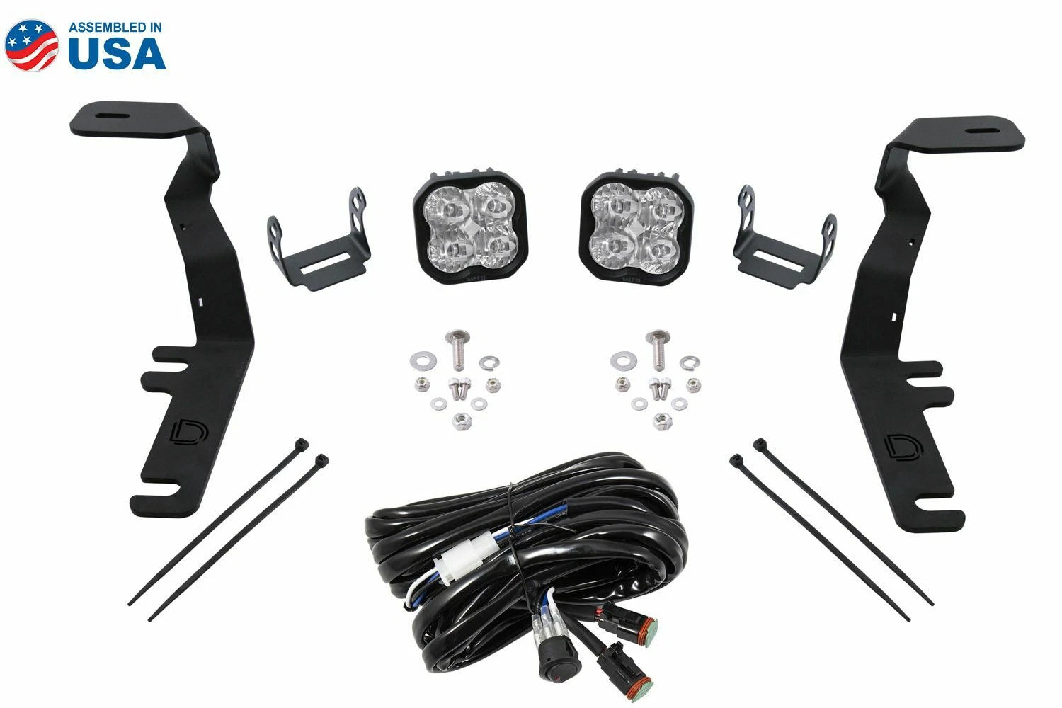LED Ditch Lights White Backlit for Ford F-150 (2015–2020)