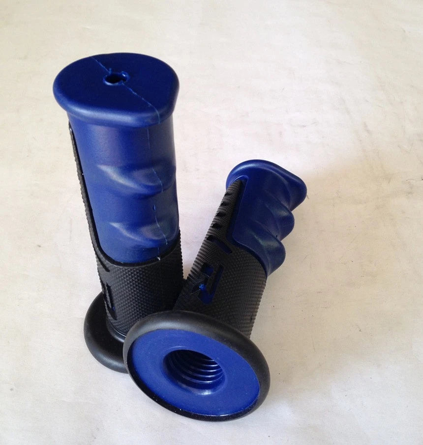 7/8" Blue "R" Engraved Gel Hand Grips for Yamaha 600R R1