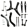 Set of 14 Control Arms Tie Rods Sway Bars for Dodge Caliber Jeep Compass (2009–2017)