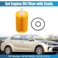 Set of 2 Engine Oil Filters 04152-38020 04152-51010 04152-YZZA4 for Toyota Sequoia (2001–2022)