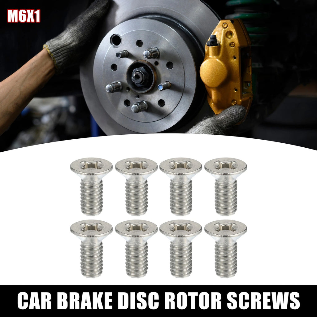 8pcs Brake Disc Rotor Screws Bolts Kit 93600-06014-0H for Honda Accord Civic 