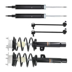 Set of 2 Rear Front Struts w/ Coil Springs Sway Bar for BMW 135i 08-11 325i 06