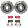 Brembo Xtra Rear Brake Kit 330mm Disc Rotors Ceramic Pads for Audi S4 S5 (2010–2016)